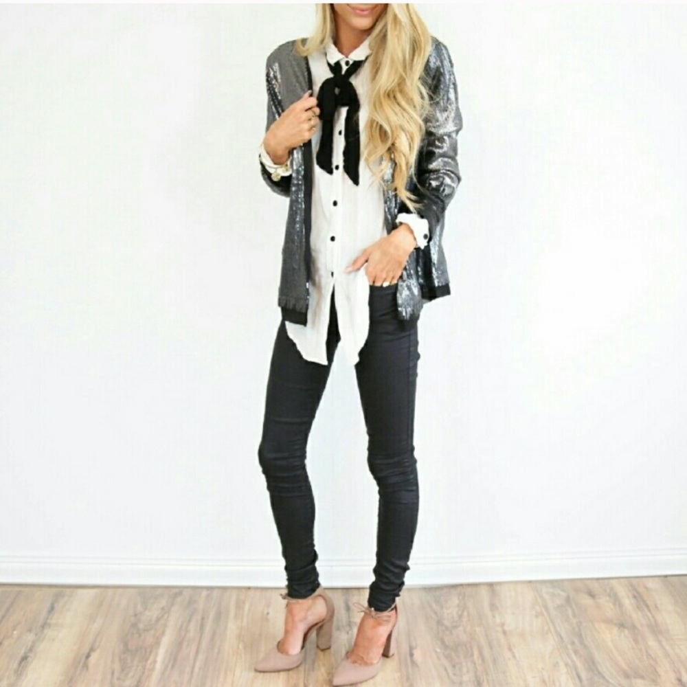 Sequin cardigan